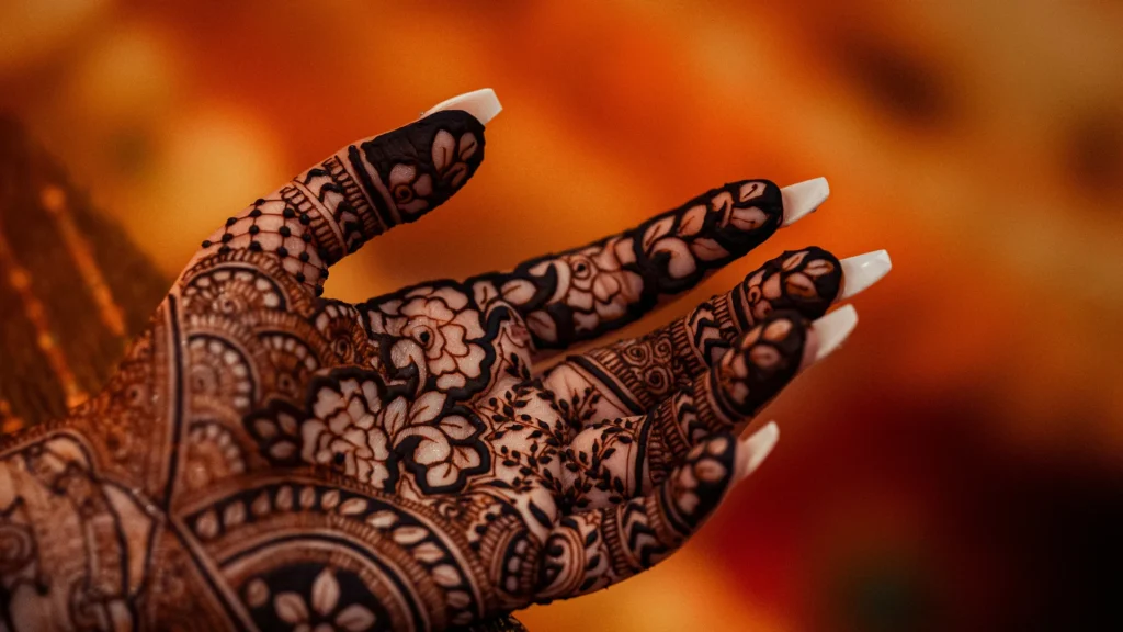 royal mehndi design front hand